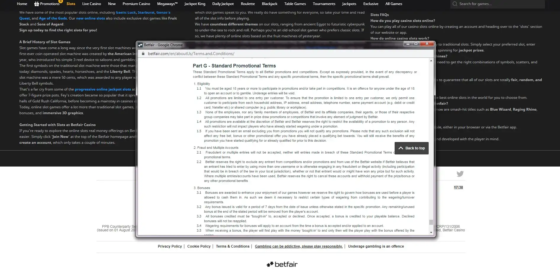 Betfair Casino No Deposit Bonus