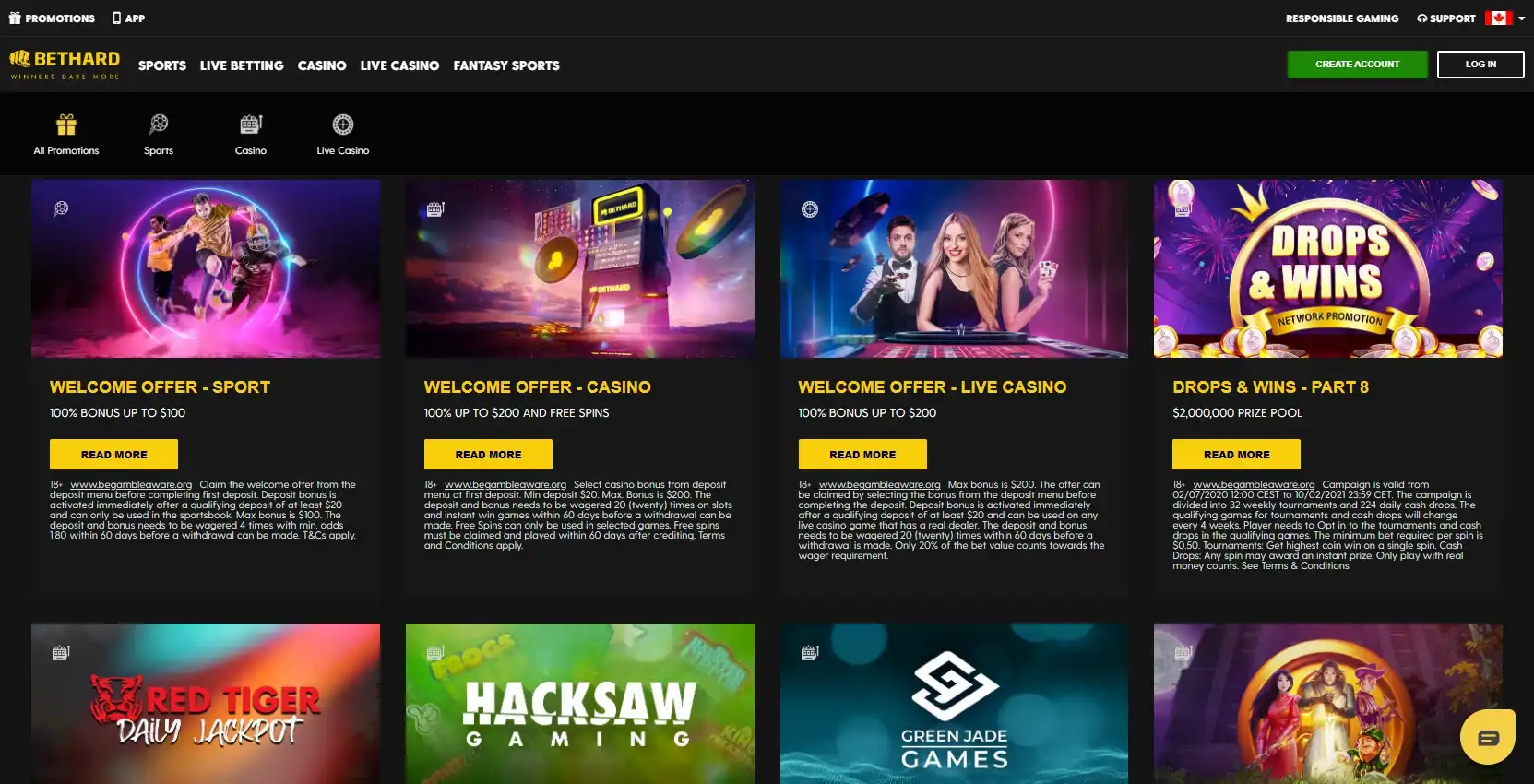 BetHard Casino No Deposit Bonus