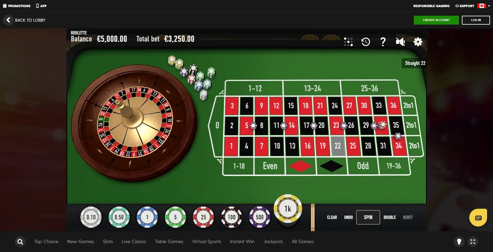 BetHard Casino Casino Games