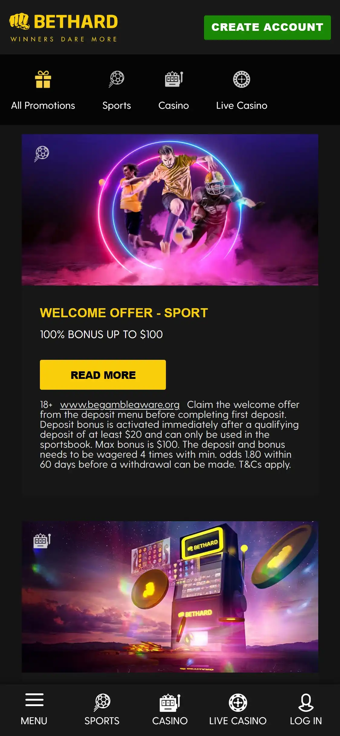 BetHard Casino Mobile No Deposit Bonus Review