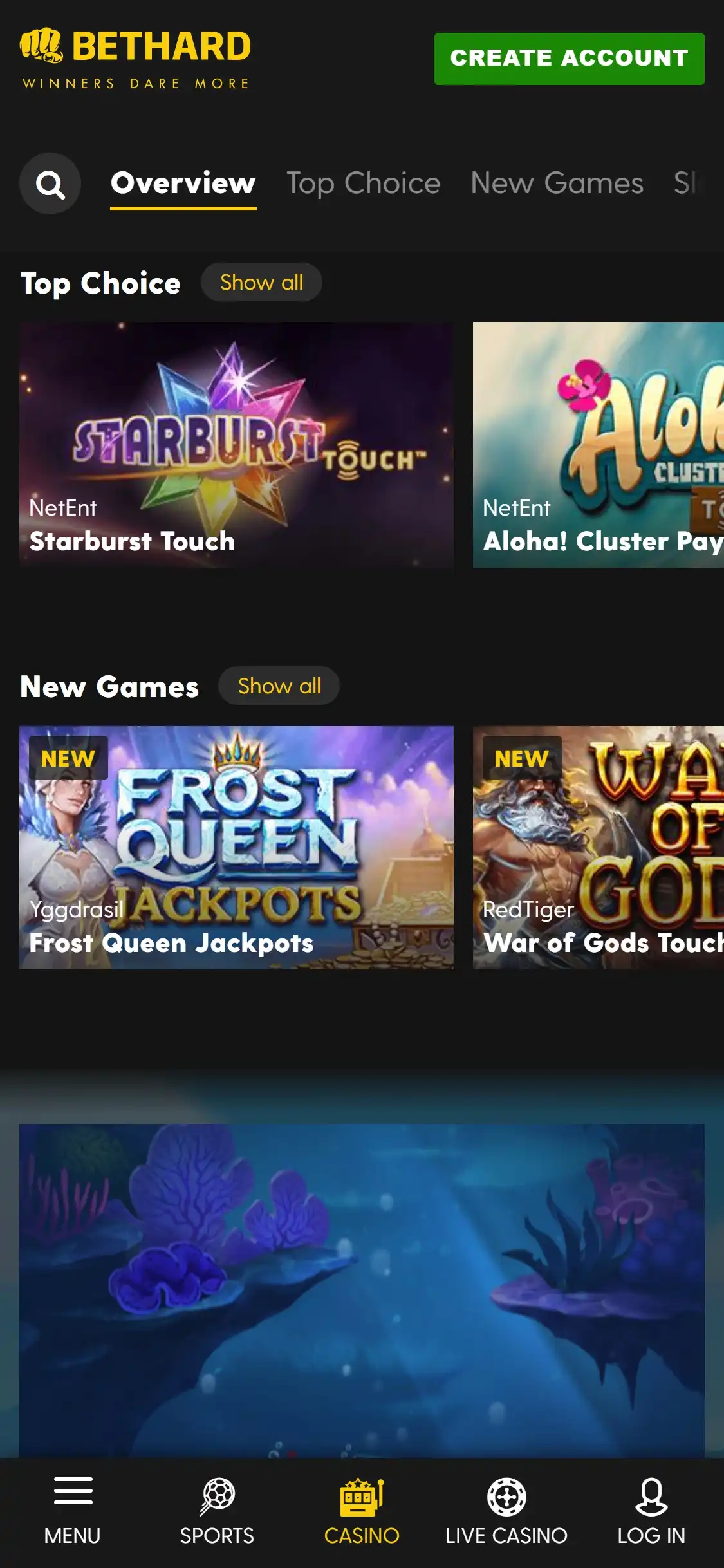 BetHard Casino Mobile Games Review