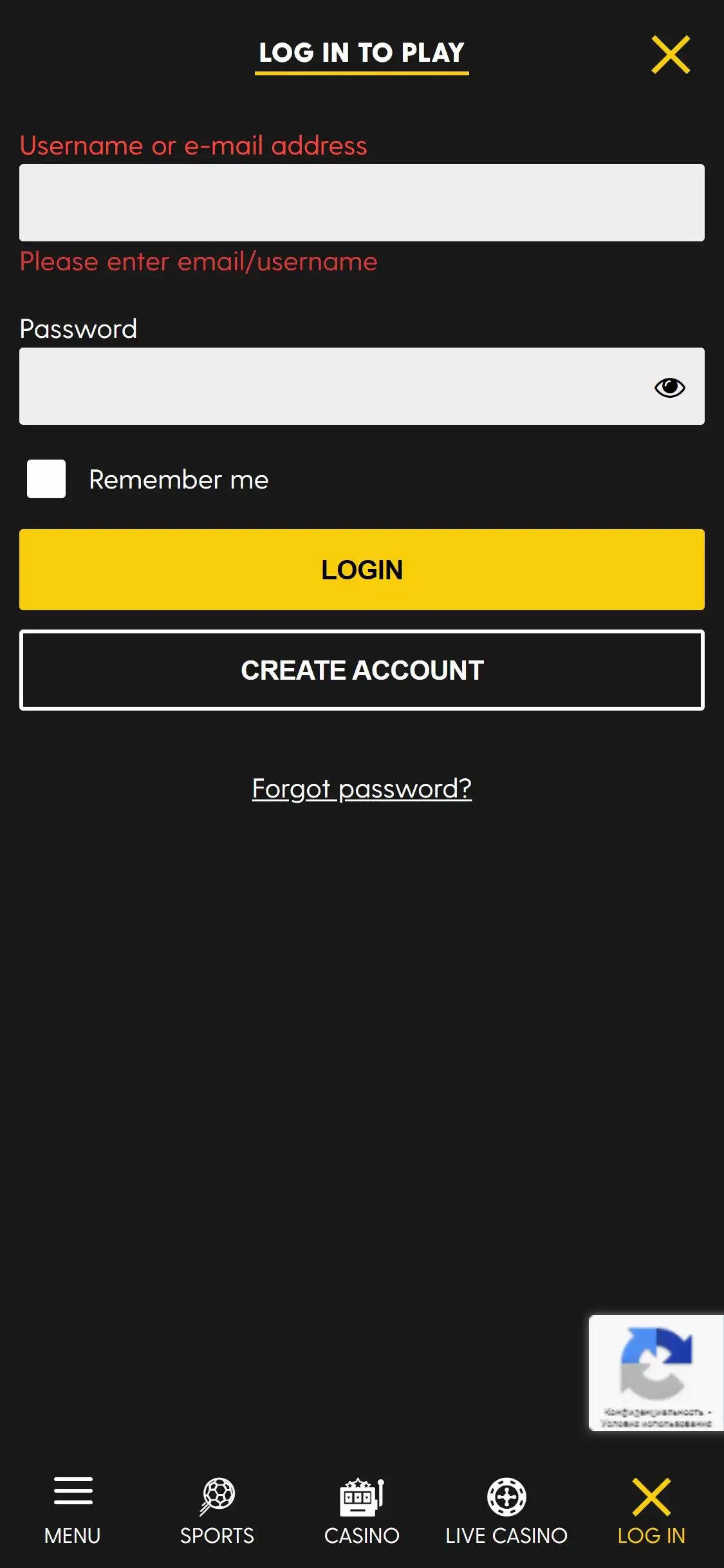 BetHard Casino Mobile Login Review