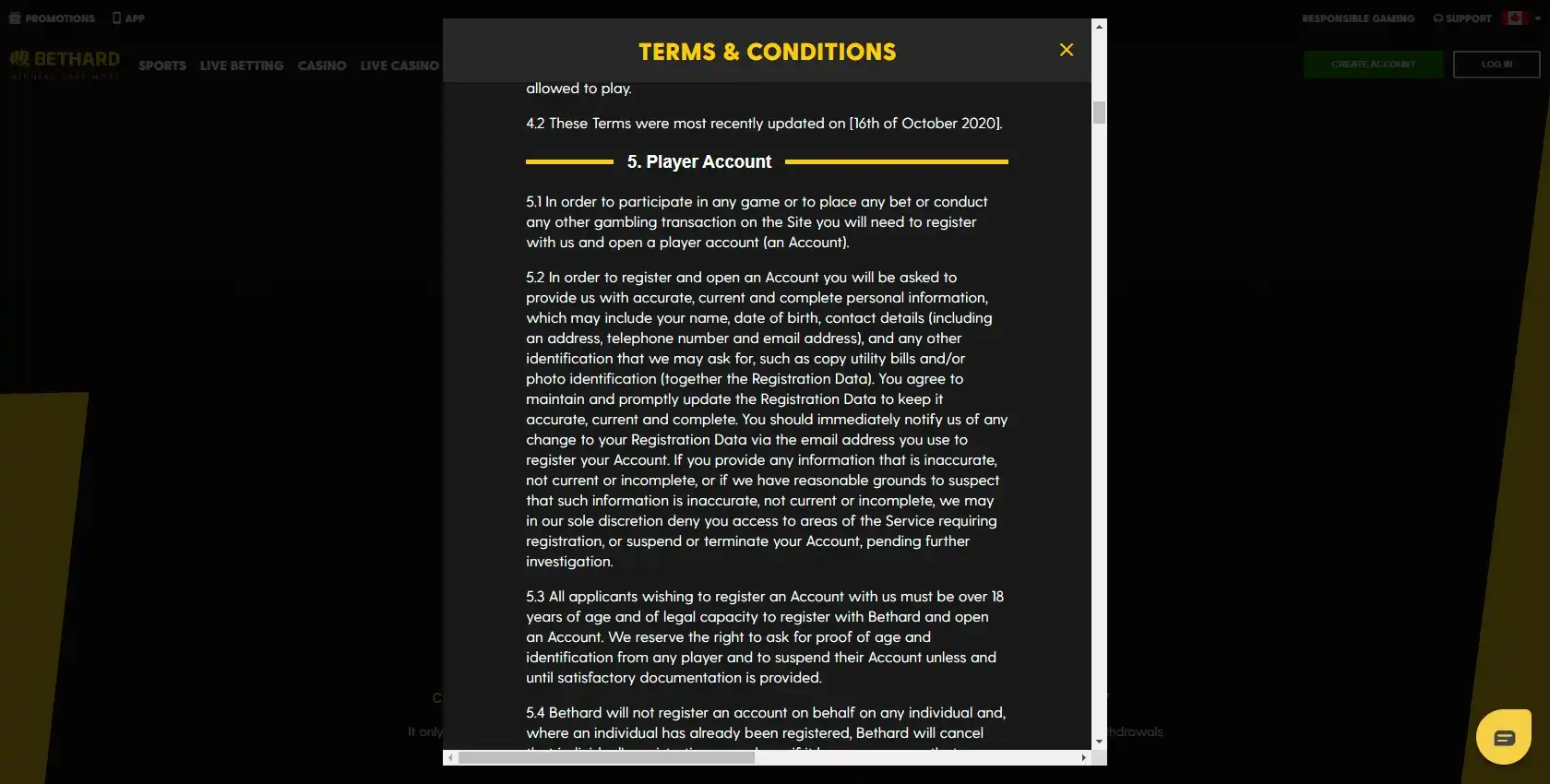 BetHard Casino Support