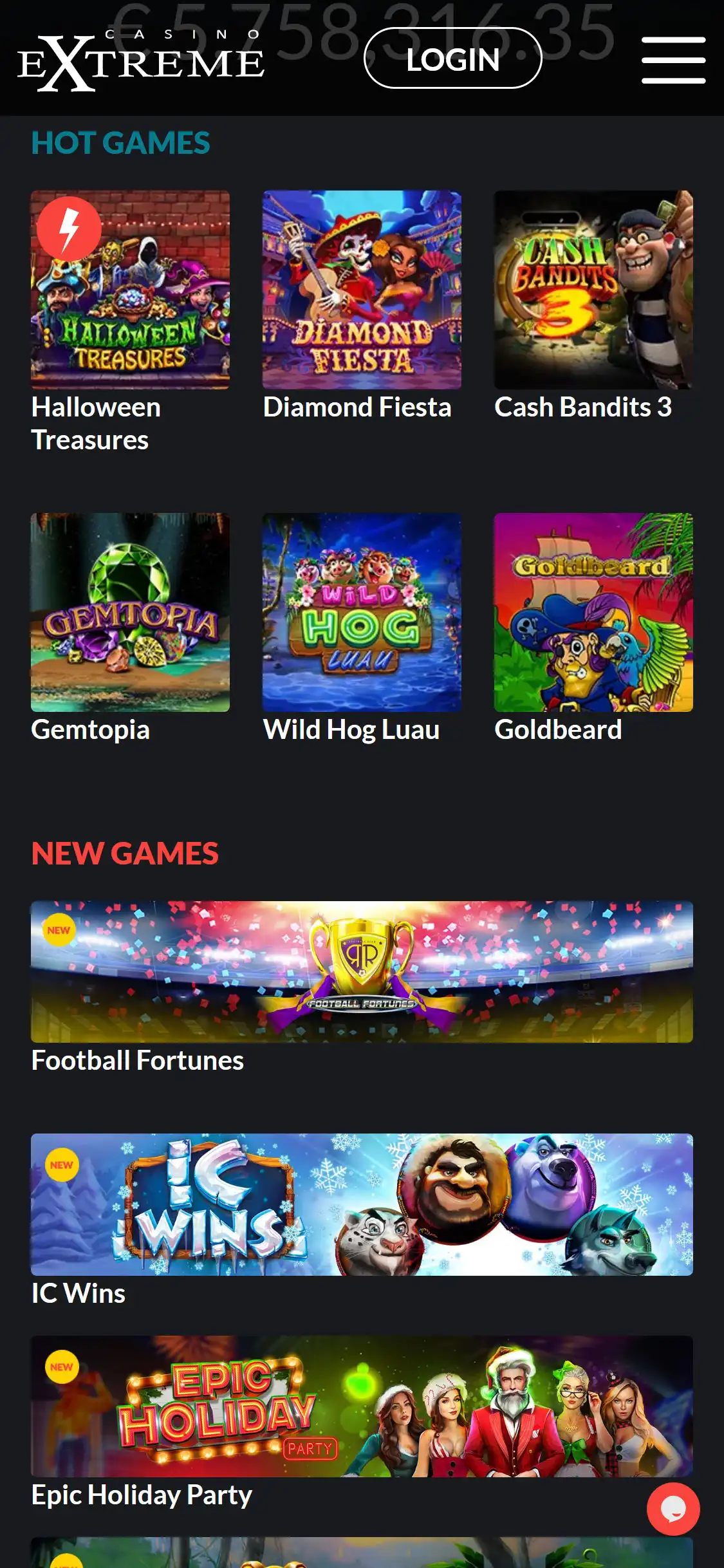 Casino Extreme Mobile Games Review