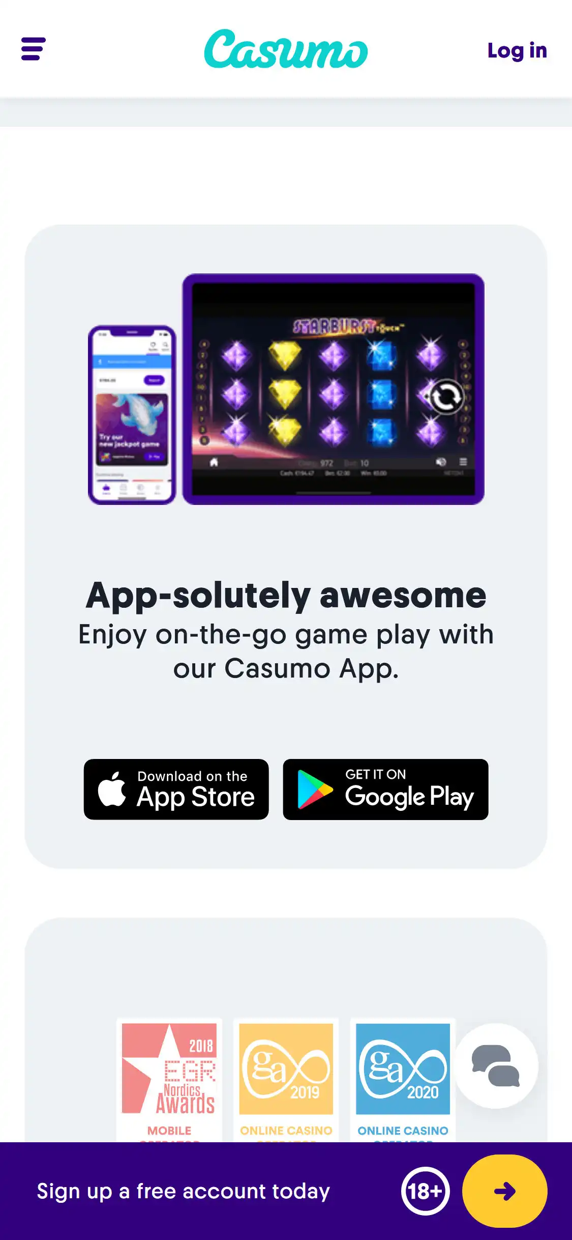 Casumo Casino Mobile App Review