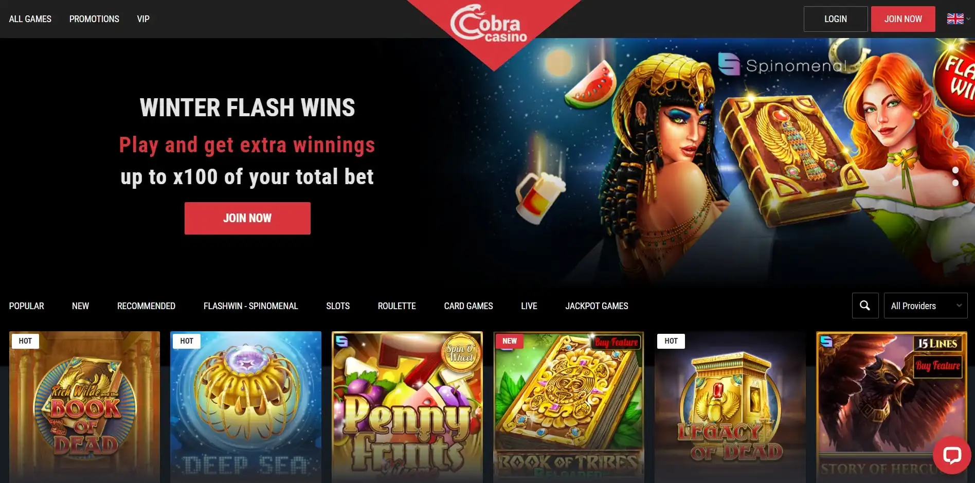 Cobra Casino Review