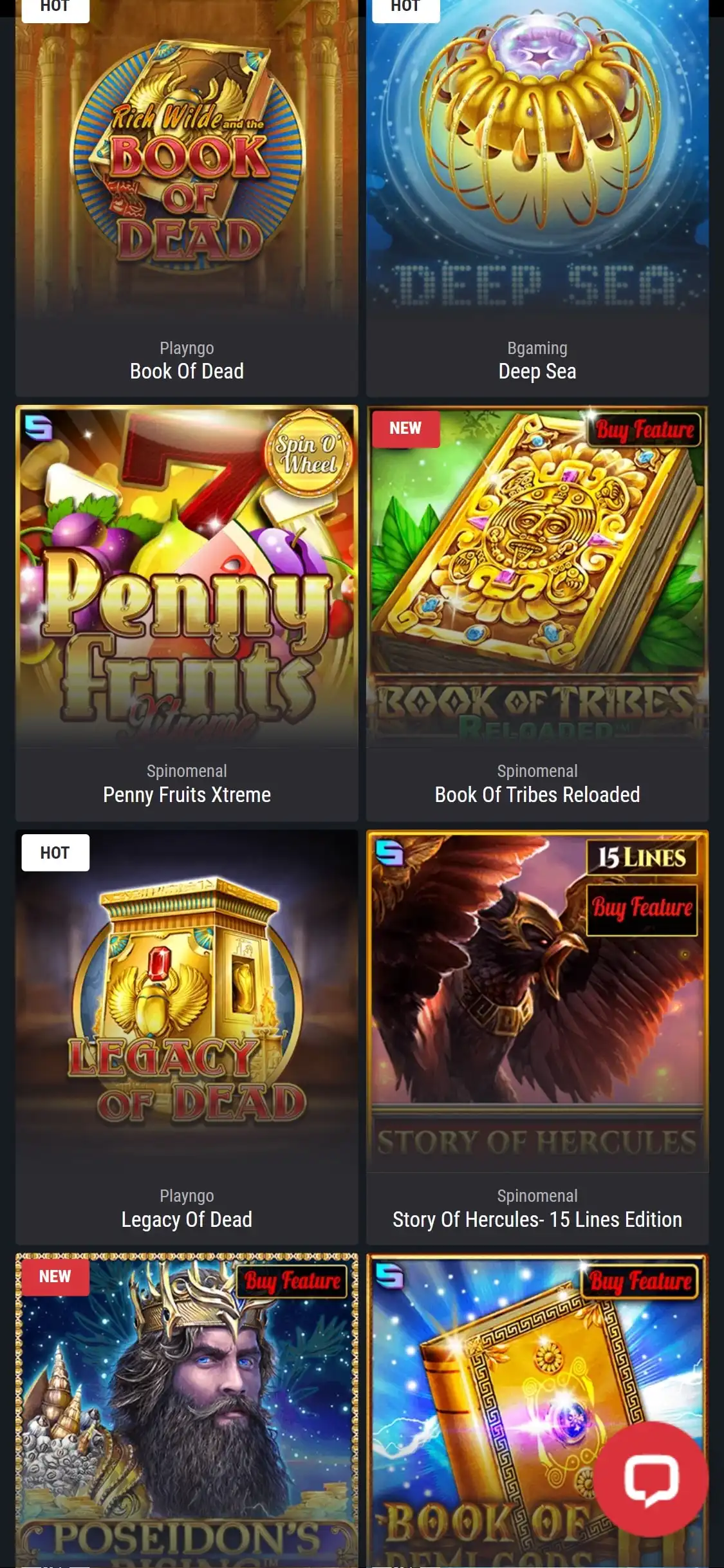 Cobra Casino Mobile Games Review