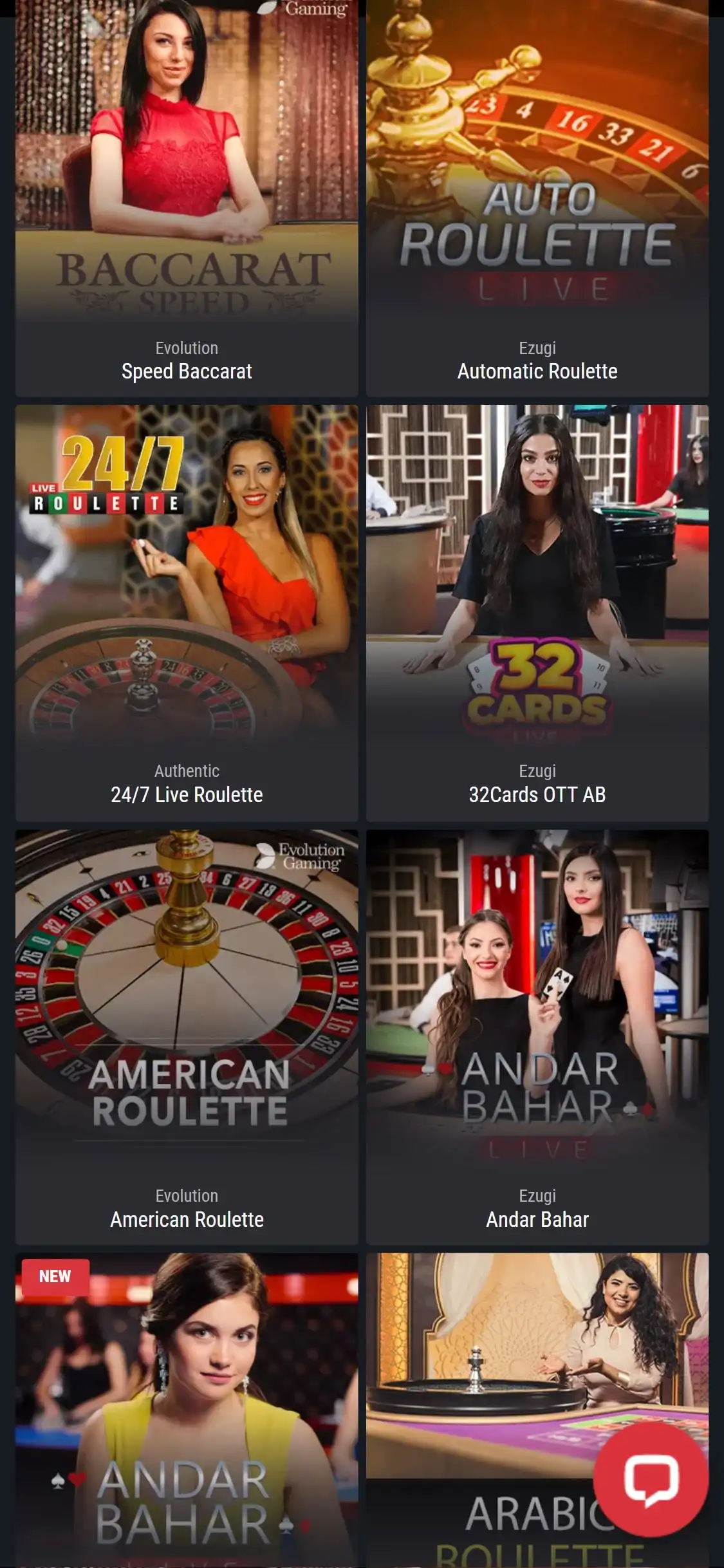 Cobra Casino Mobile Live Dealer Games Review