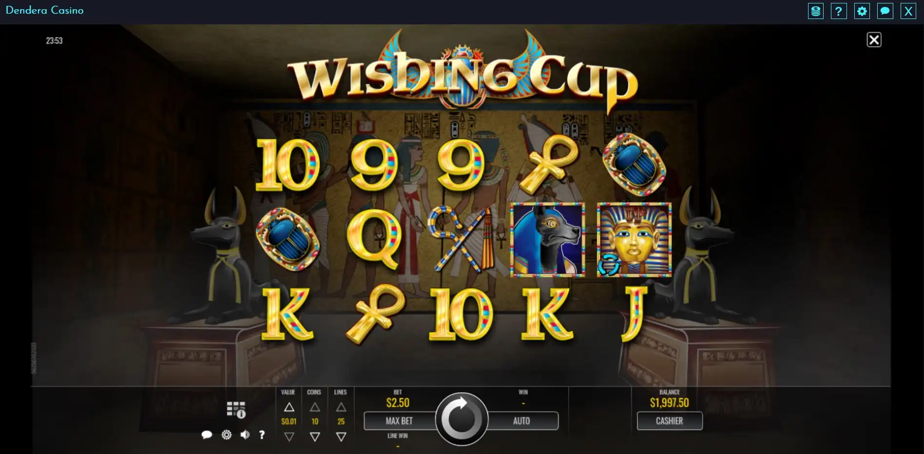 Dendera Casino Slot Games