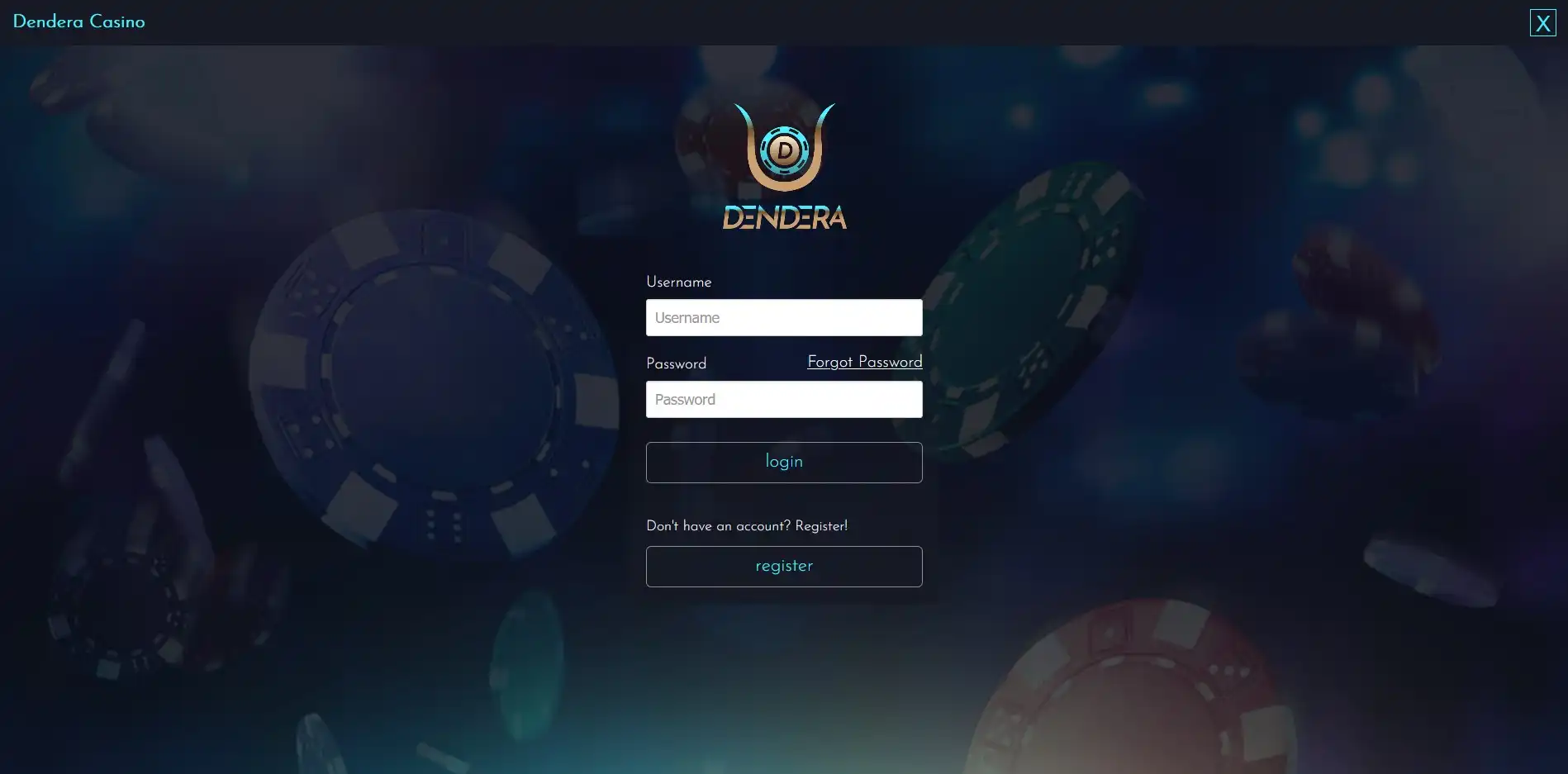 Dendera Casino Login
