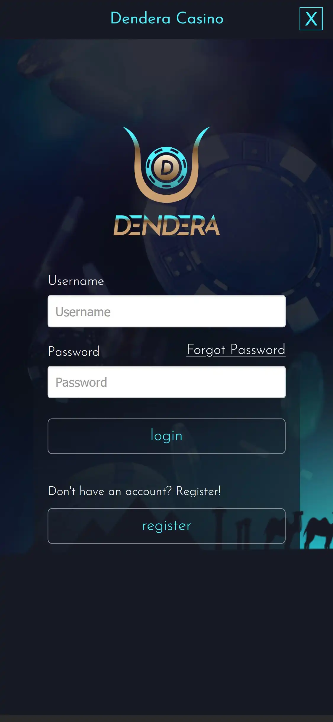 Dendera Casino Mobile Login Review
