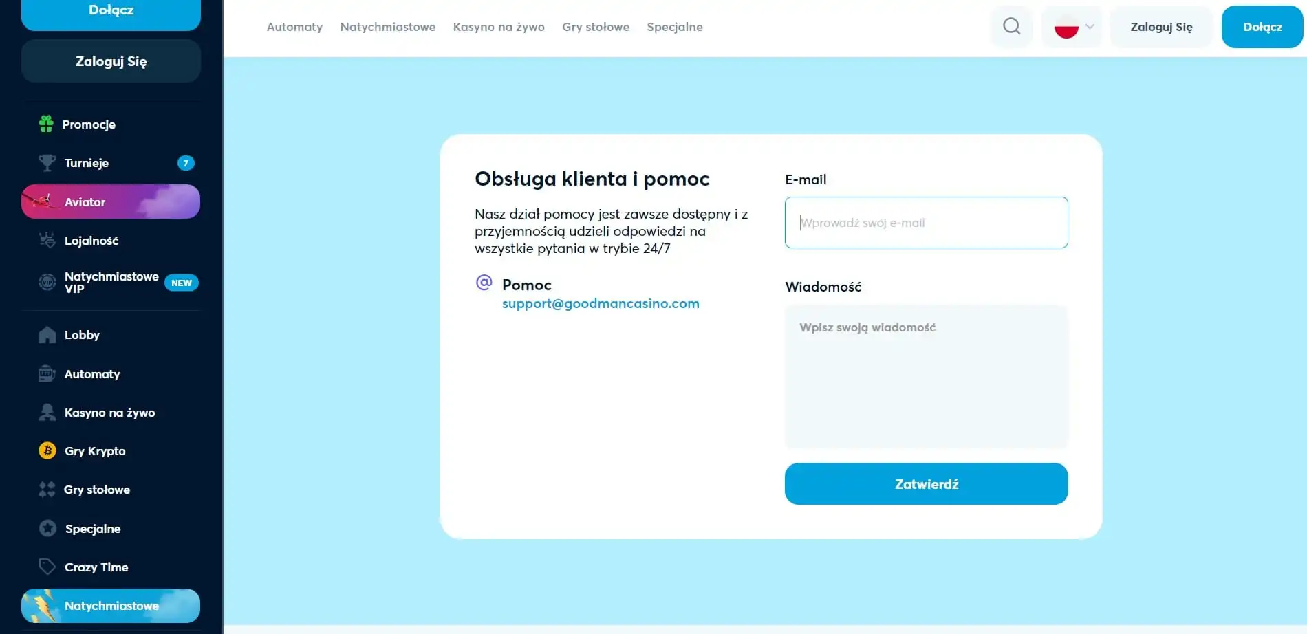 Goodman Casino Review