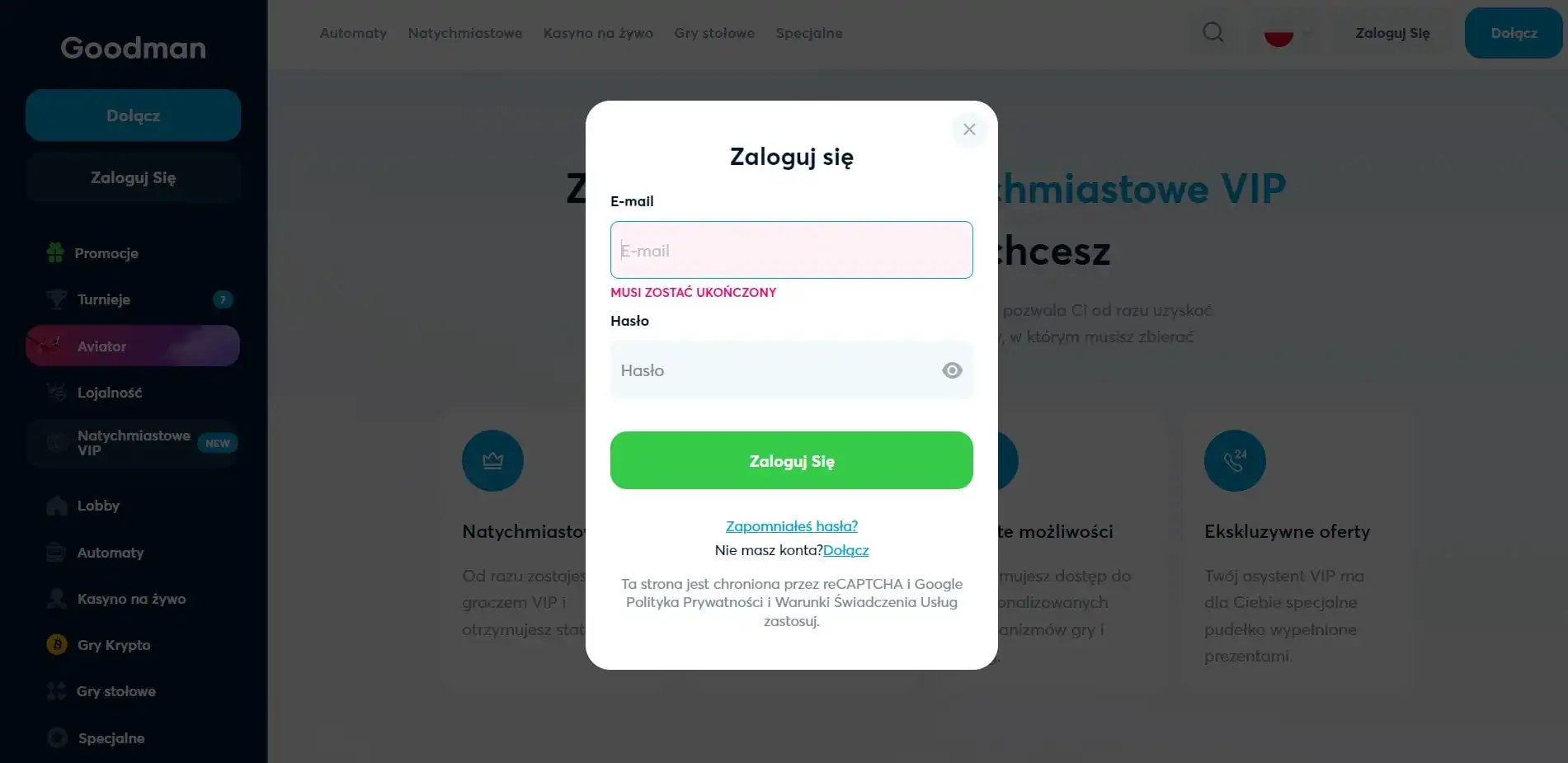 Goodman Casino Review