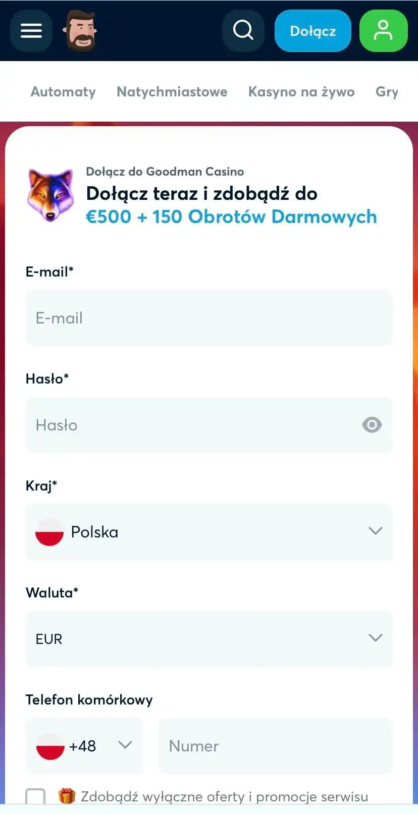 Goodman Casino Mobile Review