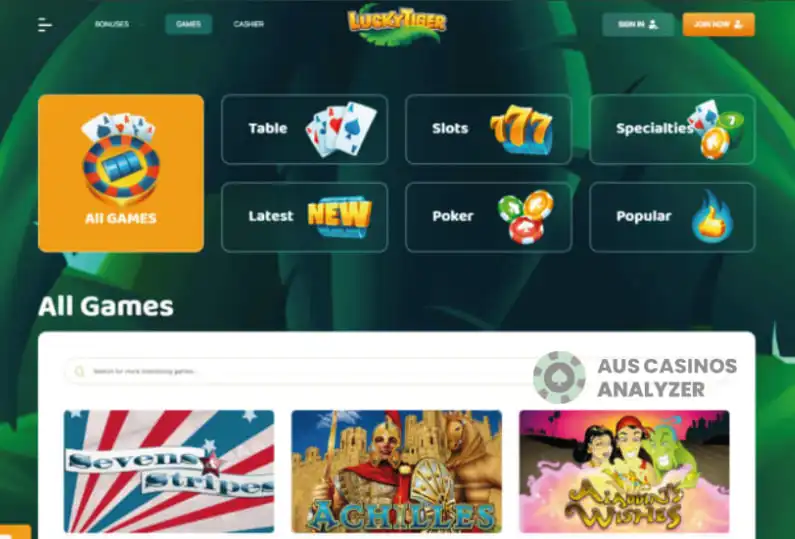 Lucky Tiger Casino Review