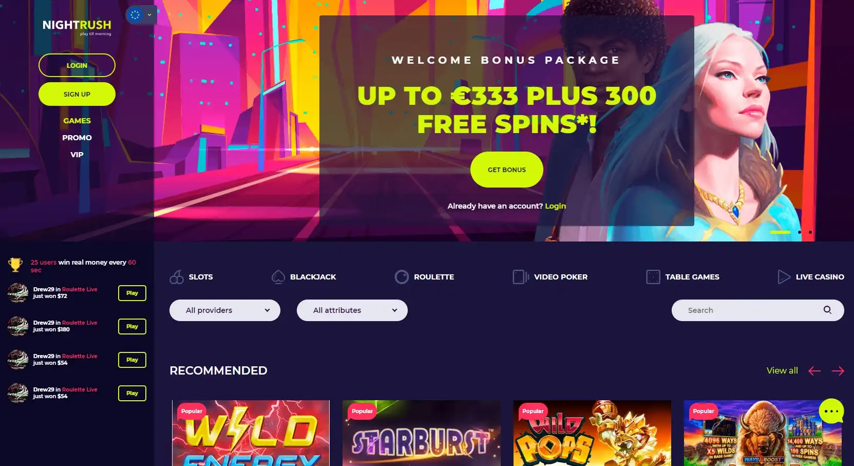 NightRush Casino Review