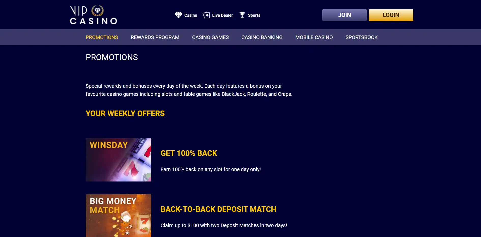 Vip Casino Canada No Deposit Bonus