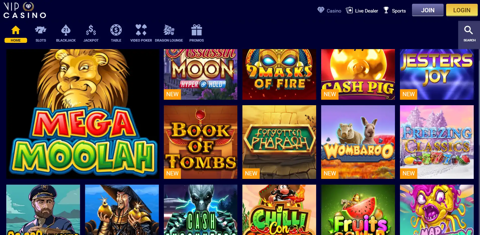 Vip Casino Canada Games