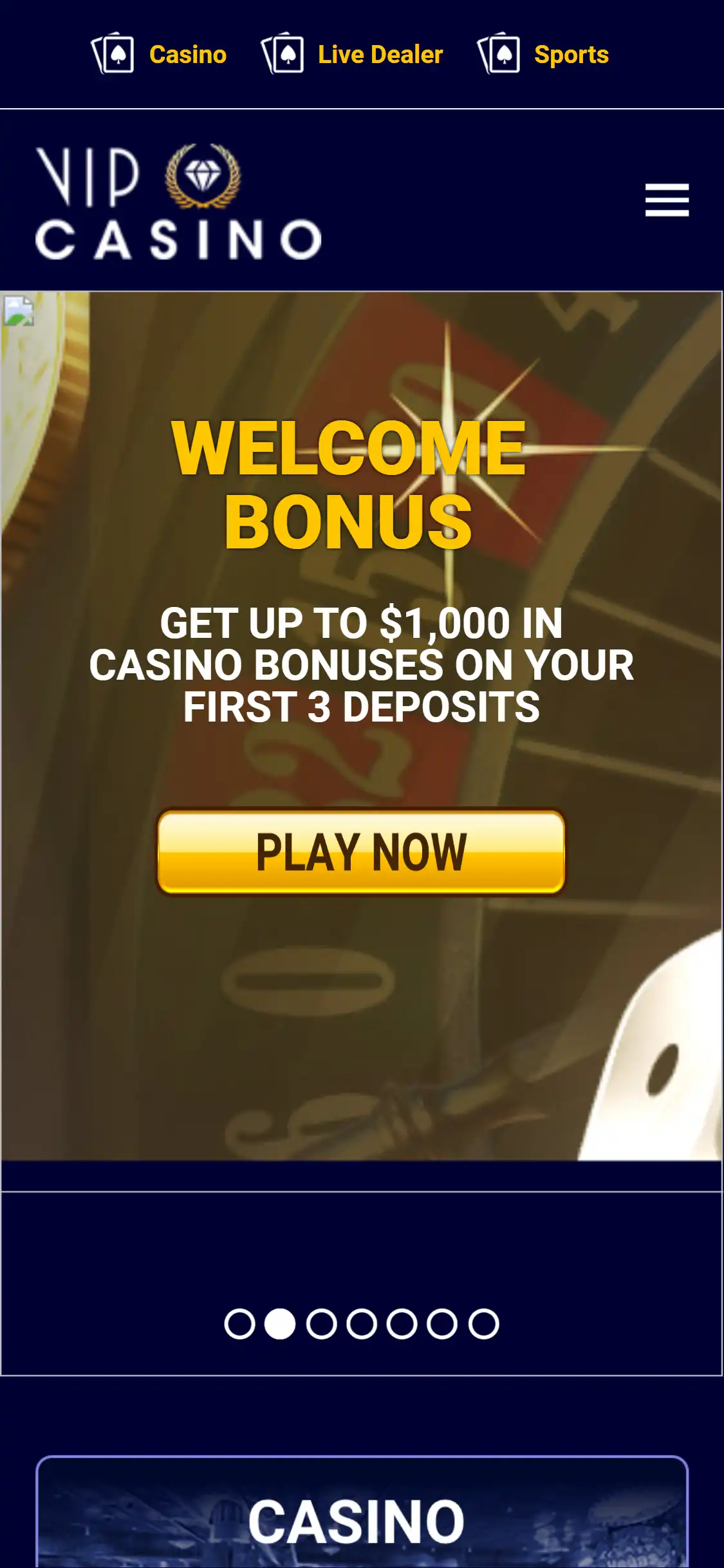 Vip Casino Canada Mobile Review