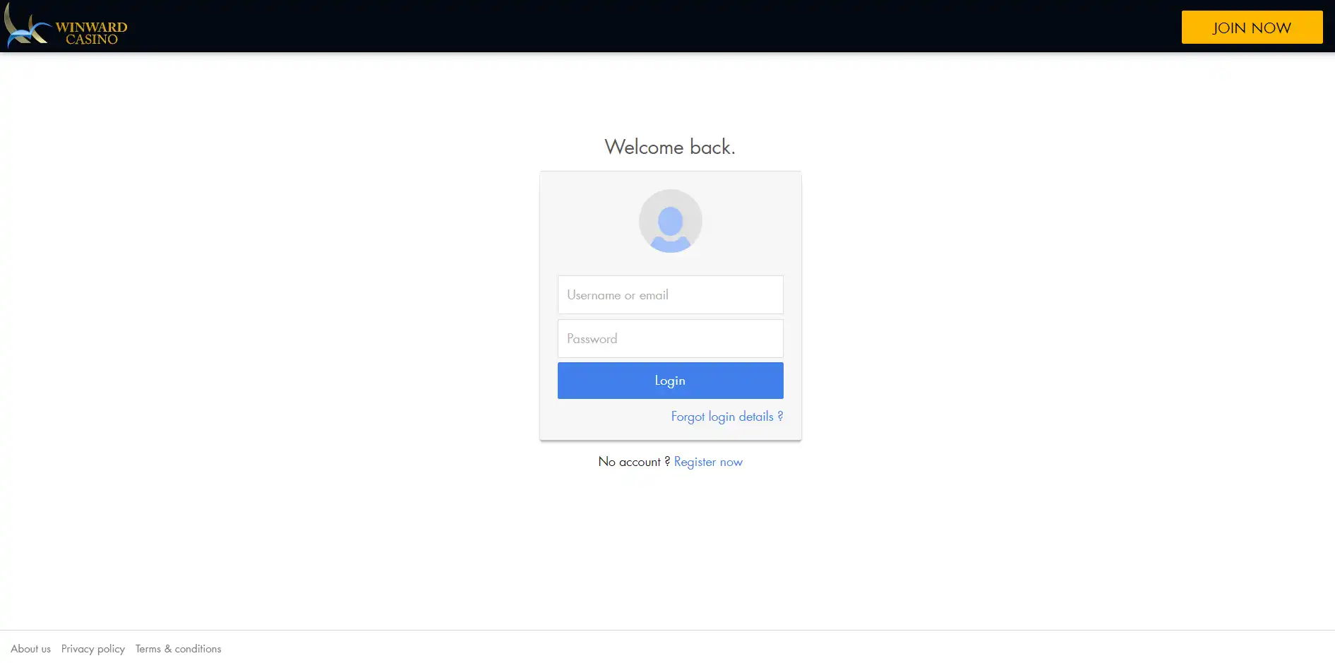 Winward Casino Login